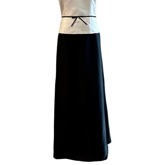 SET~> ANN TAYLOR FORMAL Set — Tailored Bow Top & Maxi Skirt — 4, 6 - Picture 6 of 6